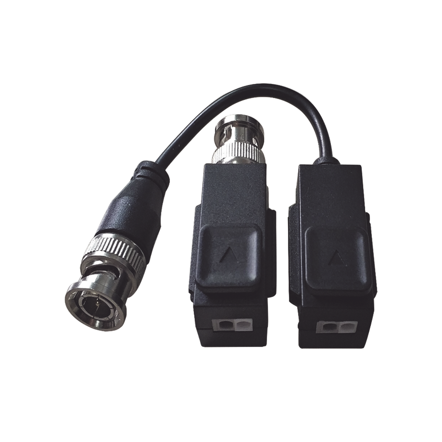 DS-1H18S/E(C)|Kit de Transceptor (Balluns) TURBOHD con Boton Push / Hasta 8 MP (4K) / 100% Cobre / Soporta HD-TVI / AHD / CVI / CVBS / Audio por Coaxitron / Datos para Menu de Configurar de Cámaras
