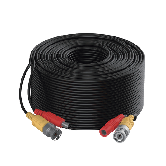 DS-1LH1S2C-10|Cable Coaxial Siames (Mini RG59) + Alimentación / 10 Metros de Distancia / CCA / Soporta 1080p (2 Megapixel) hasta 4K (8 Megapixel)  / Uso Interior y Exterior