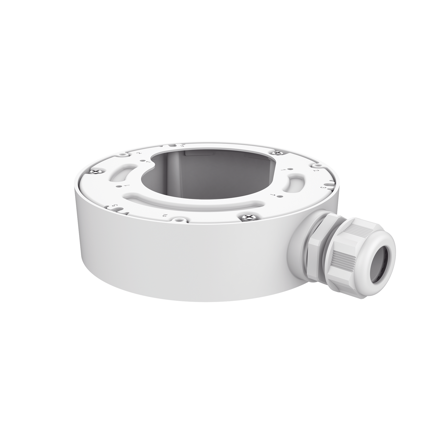 DS-2280ZJ-WA140|Caja de Conexión / Compatible con cámaras Fisheye IP / DS-2CD63C5G1-IVS y DS-2CD6365G1-IVS / Uso en Exterior