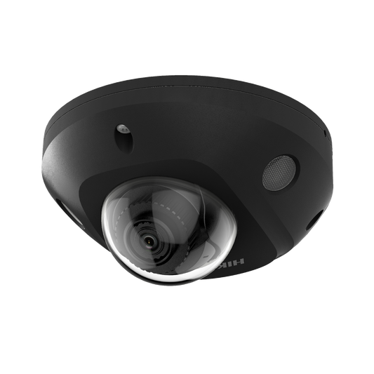DS-2CD2543G2-I(S)(BLACK)|Mini Domo IP 4 Megapixel / Color Negro / Lente 2.8 mm / Micr??fono Integrado / 30 mts IR EXIR / Exterior IP67 / IK08 /  WDR 120 dB / PoE / Videoanaliticos (Filtro de Falsas Alarmas) / Entrada y Salida de Audio y Alarm