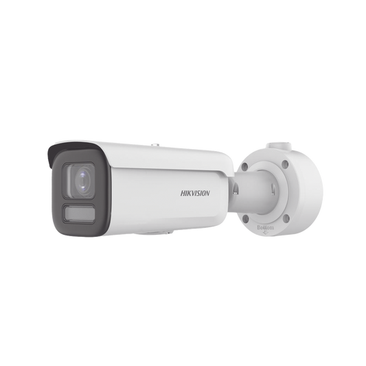 DS-2CD3646G2HT-LIZS|Bala IP 4 Megapixel / Lente Mot. 2.7 a 13.5 mm / Dual Light (60 mts IR + 60 mts Luz Blanca ) / Darkfighter S / Exterior IP67 / IK10 / WDR 130 dB / 4 Analíticos: AcuSense, Deteccion Facial, Conteo de Personas por Cruce y Zona