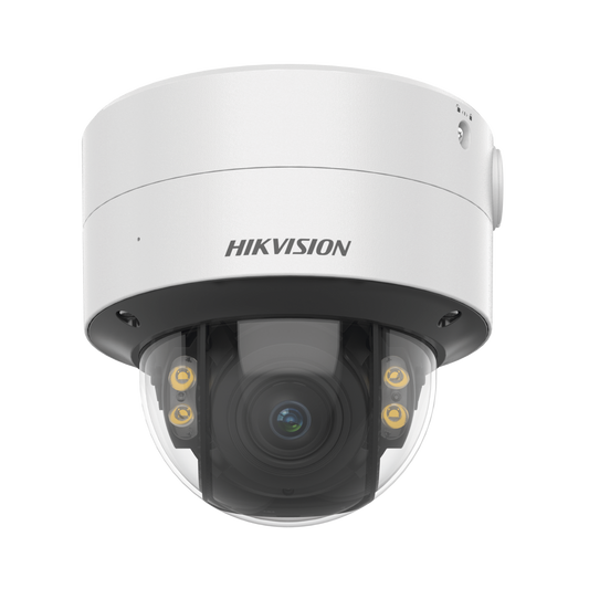 DS-2CD3747G2T-LZSU(C)|Domo IP 4 Megapixel / Imagen a Color 24/7 / Lente 2.8 - 12 mm / Luz Blanca 40 mts / WDR 130 dB / Exterior IP67 / IK10 / Captura Facial / Videoanaliticos / AcuSense