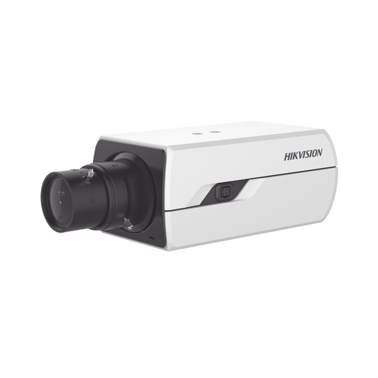 DS-2CD3843G0-AP|Camara Box IP 4 Megapixel / Serie PRO / DARKFIGHTER / PoE / 12 Vcc o 24 VCA / WDR 120 dB / ONVIF / RS-485 / BLC /  Entrada y Salida de Audio y Alarmas (No Incluye Lente) / Micro SD