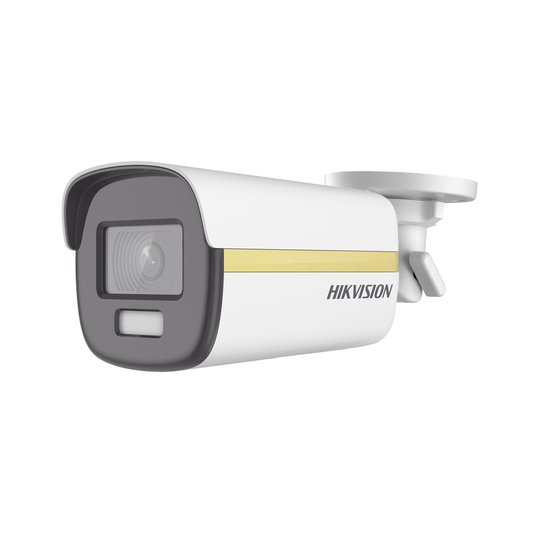 DS-2CE12UF3T-E|Bala TURBOHD 4K/ Imagen a color 24/7 / Lente 3.6 mm / METAL / Luz Blanca 40 mts / Exterior IP67 /  WDR 130 dB