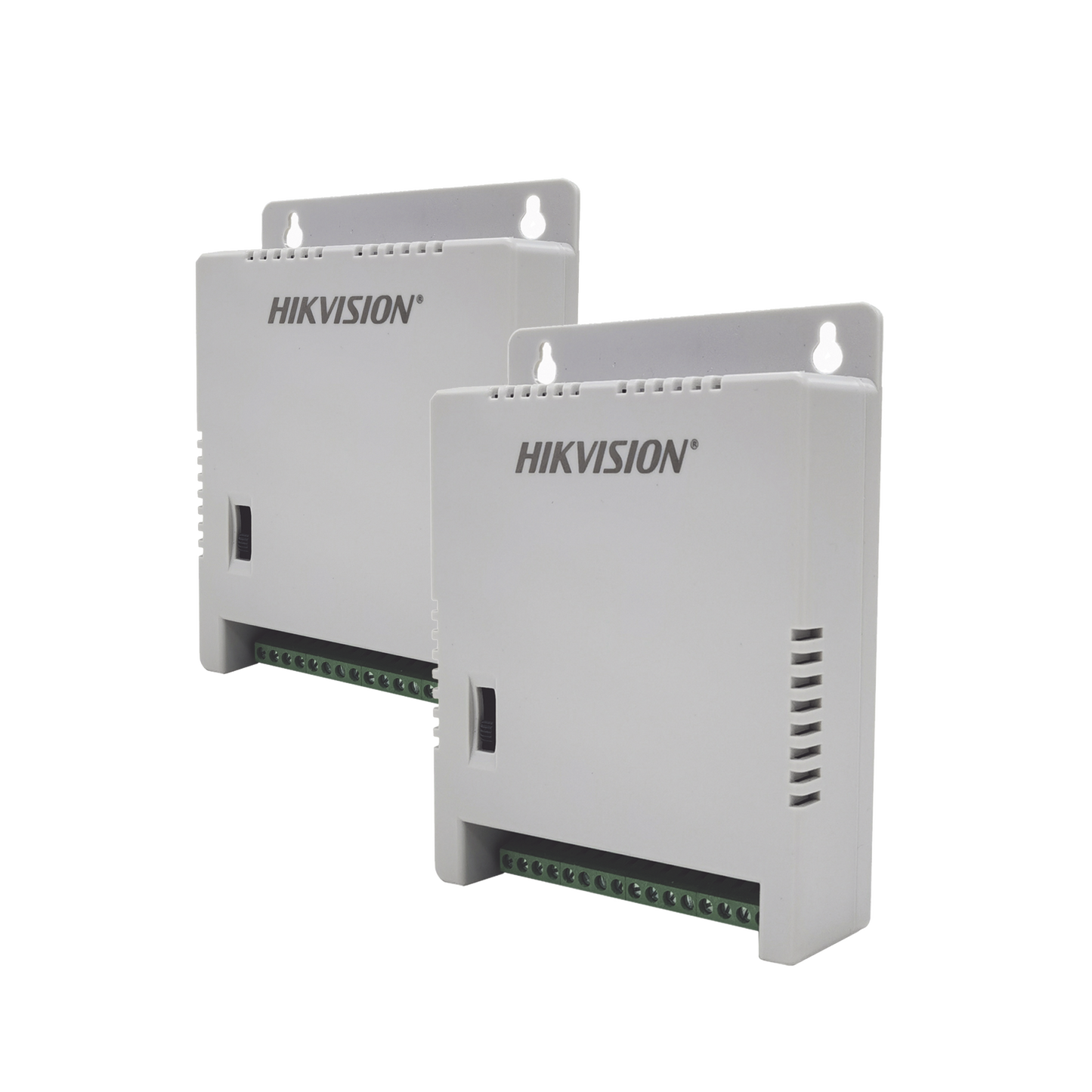 DS-2FA1205-C8/X2|2 Fuentes de Poder Regulada (12 Vcc / 13.5 Vcc / 15 Vcc) para 16 Cámaras / 1 Amp por Salida / Voltaje de Entrada 185 - 240 VCA / Soporta 4K / Modo para Largas Distancias