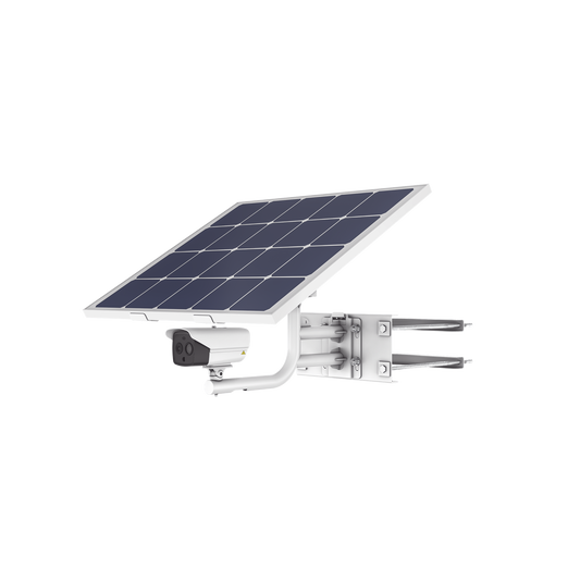 DS-2TXS2628-10P/QA/GLT/CH36S80(LA)|Kit Solar IP All in One / Cámara Termica 256 × 192 / Lente 9.7 mm / Panel Solar / Batería de Respaldo de Litio 23.2Ah / Conexión 4G / Accesorios de Instalación