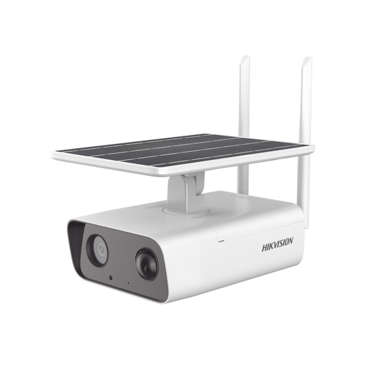 DS-2XS2T41G0-ID/4G/C04S05|Kit Solar IP All in One / C?ímara Bala 4 Megapixel / Lente 4mm / Panel Solar / Bater?¡a de Respaldo de Litio 10Ah (Hasta 7 D?¡as) / Conexi??n 4G / Accesorios de Instalaci??n / Kit Solar