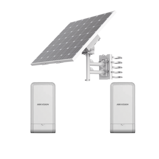 DS-2XS6K01-C36S80/K|Kit Solar de Alimentación + 2 Puntos de Acceso (AP) / Panel Solar / Batería de Respaldo de Litio 360 Wh / 2 Salidas de 12 Vcd / Accesorios de Instalación / Uso en Exterior IP66