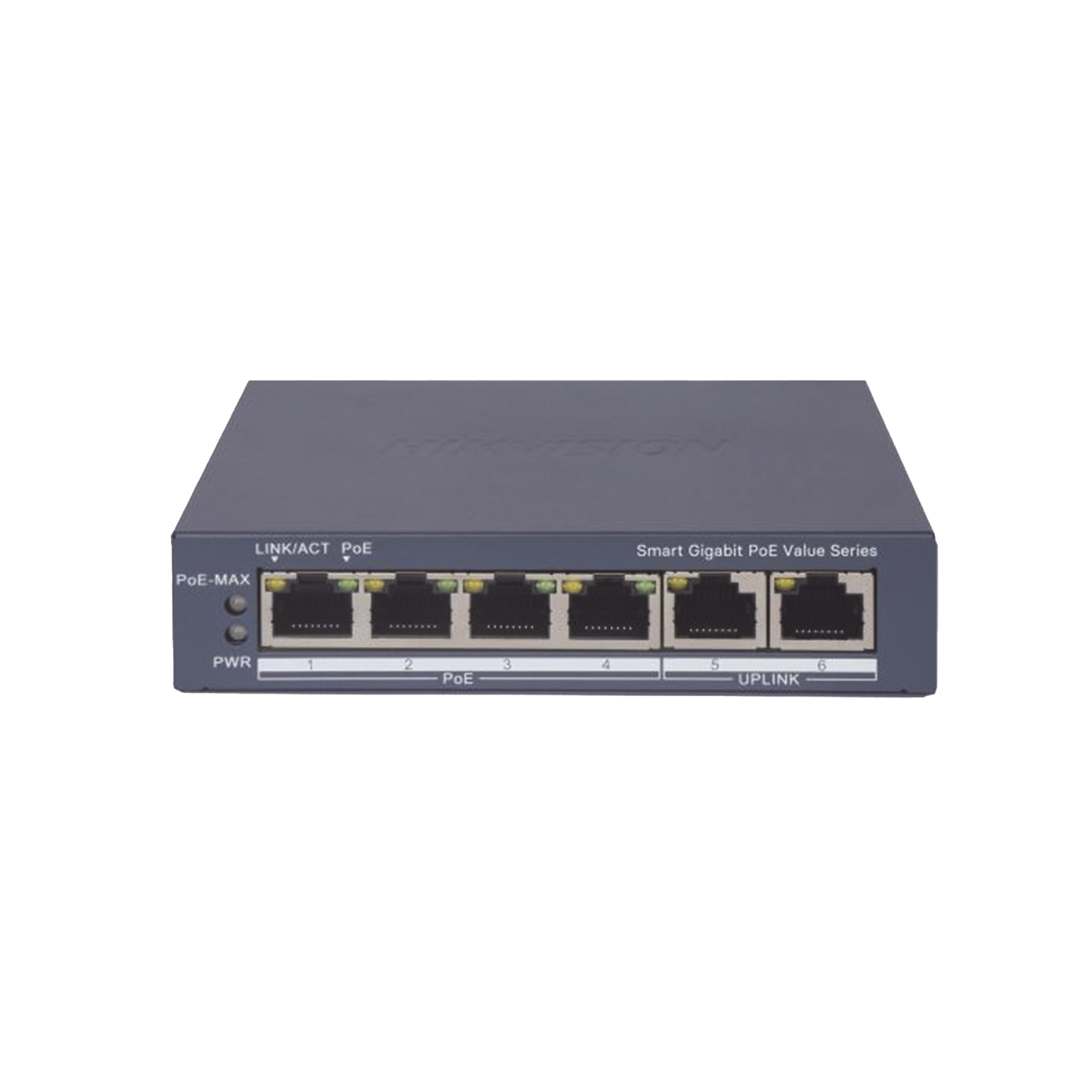 DS-3E1506P-EI/M|Switch Gigabit PoE+ / Administrable / 4 Puertos 1000 Mbps PoE+ / 2 Puertos 1000 Mbps Uplink / Configuración Nube Hik-PartnerPro / Modo Extendido hasta 300 Metros / 45 Watts