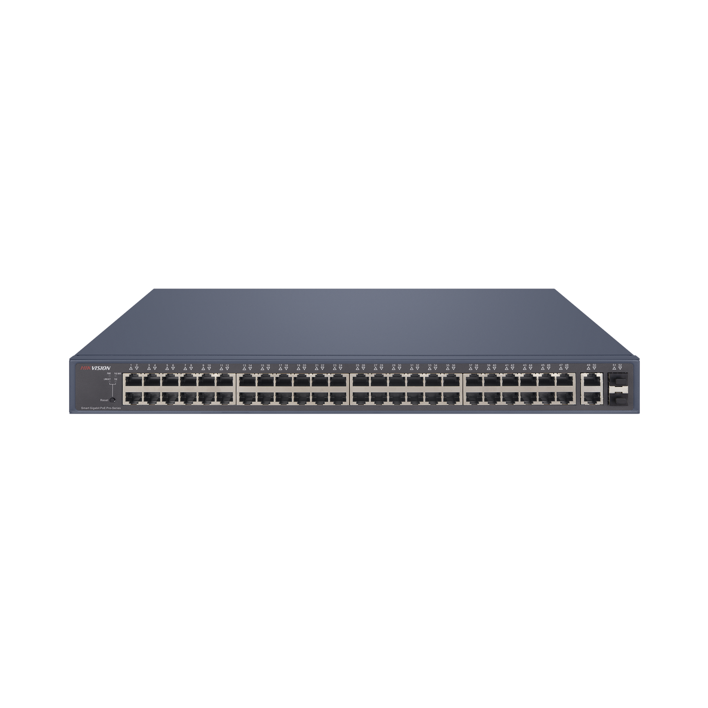 DS-3E1552P-SI|Switch PoE+ / Administrable / 48 Puertos 1000 Mbps PoE+ / 2 Puertos 1000 Mbps Uplink / 2 Puertos SFP / 470 Watts