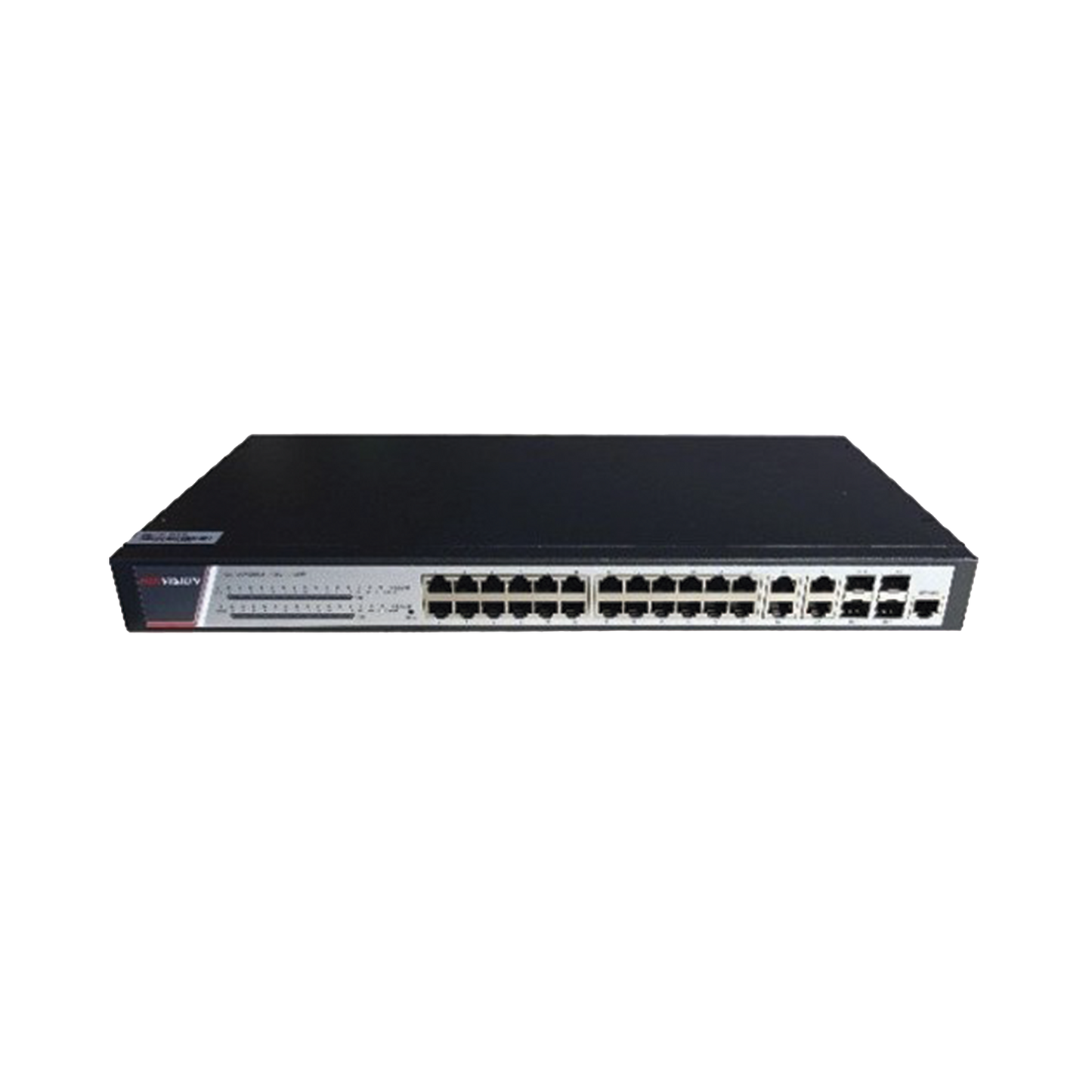 DS-3E2528P(B)|Switch Gigabit PoE+ / Administrable / 24 Puertos 1000 Mbps PoE+ / 4 Puertos 1000 Mbps + 4 Puertos SFP de Uplink / 370 Watts / Soporta IGMP