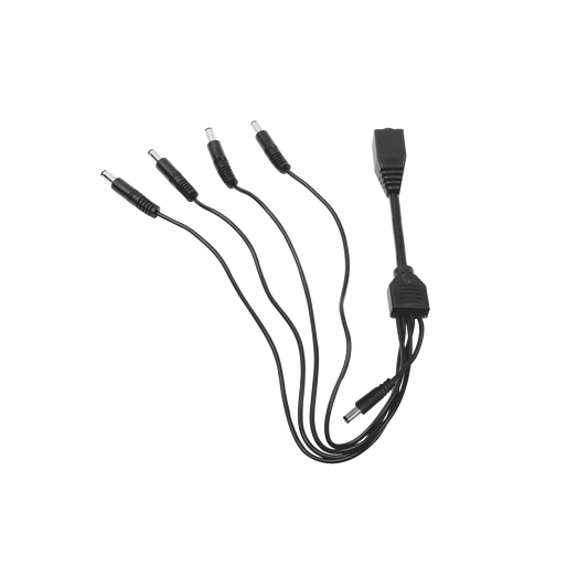 DS-5WAYC|Cable con 5 Vías para Alimentar 4 Cámaras TURBOHD y DVR TURBOHD epcom / HIKVISION