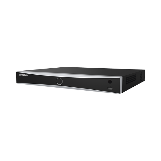 DS-7608NXI-I2/8P/S(C)|(ACUSENSE / Evita Falsas Alarmas) NVR 12 Megapixel (4K) / Reconocimiento Facial / 8 Canales IP / Base de Datos / 8 Puertos PoE+ / 2 Bah?¡as de Disco Duro / Switch PoE 300 mts Modo Extendido / Soporta Funci??n Time Lapse