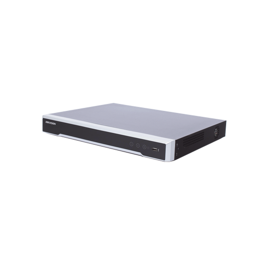 DS-7616NI-K2|NVR 8 Megapixel (4K) / 16 canales IP / Soporta C?ímaras con AcuSense / 2 Bah?¡as de Disco Duro / HDMI en 4K / Sin Puertos PoE