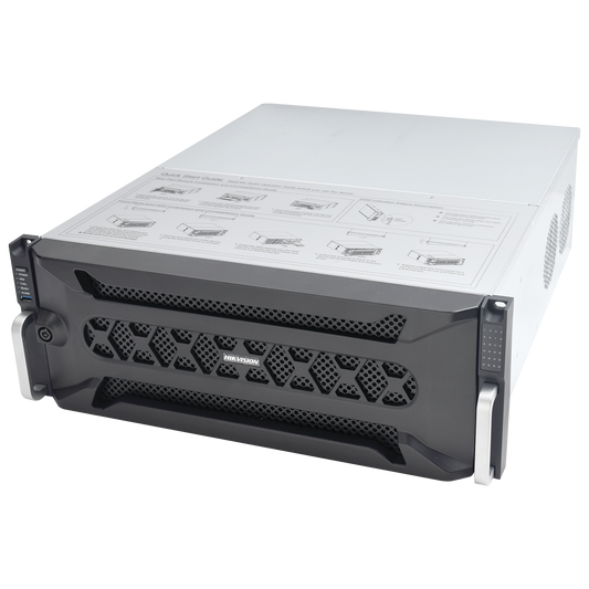 DS-96128NI-I24|NVR 12 Megapixel (4K) / 128 canales IP / 24 Bahías de Disco Duro / 4 Puertos de Red / Soporta RAID con Hot Swap / NVR de Alto Desempeño