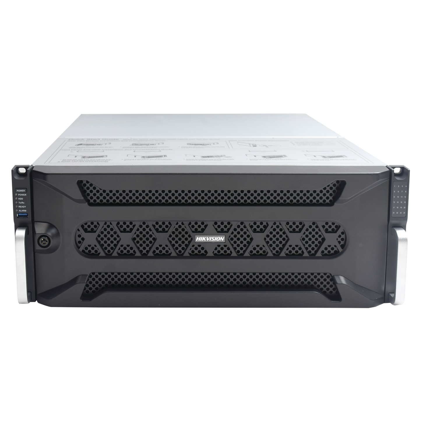 DS-96256NI-I24|NVR 12 Megapixel (4K) / 256 canales IP / 24 Bahías de Disco Duro / 4 Puertos de Red / Soporta RAID con Hot Swap / NVR