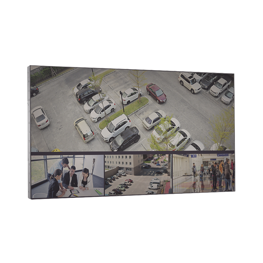 DS-D2055LU-Y|Pantalla LCD 55" para Videowall / Entrada HDMI - VGA - DVI - DP / Monitor Robusto / Bisel Delgado (3.5 mm) / Daisy Chain (Conexion en Cadena sin Software)