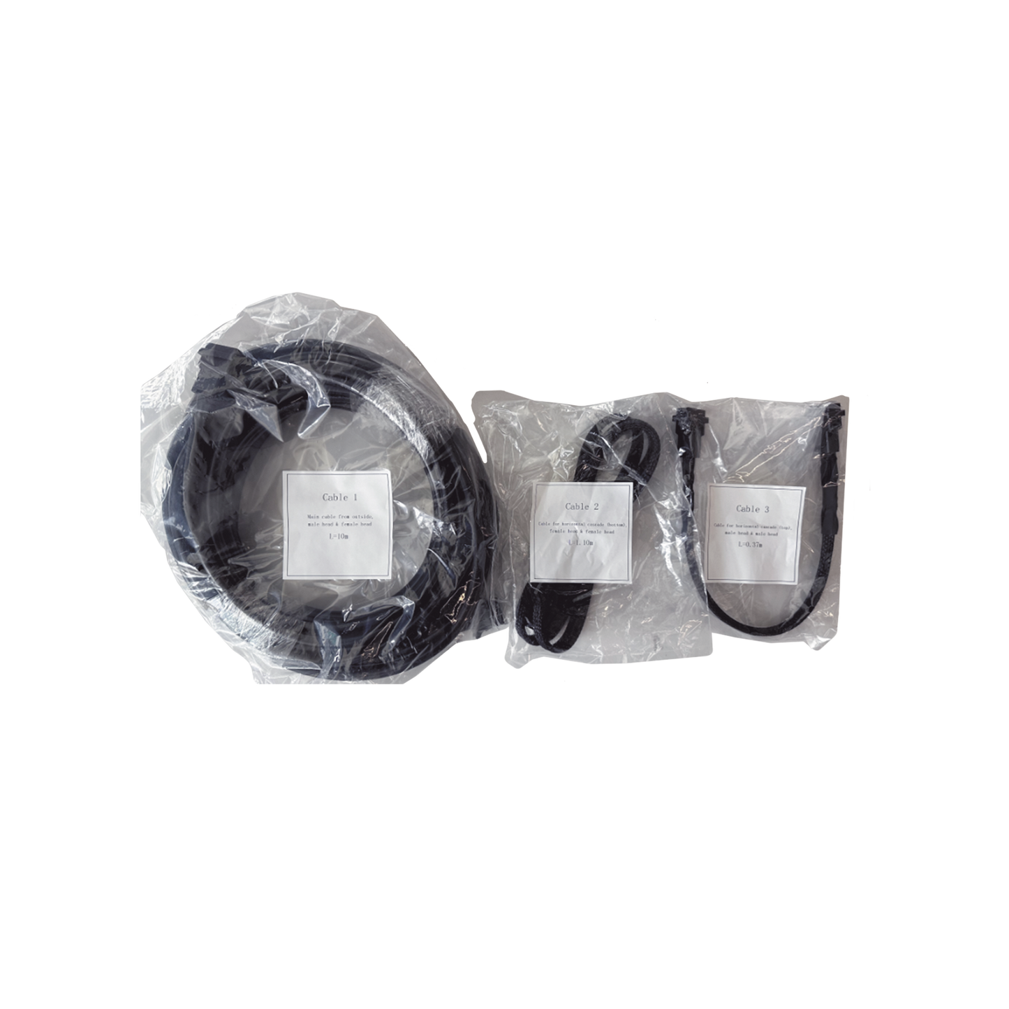 DS-D40W-2F/PC|Kit de Cables de Corriente e Interconexión / Compatible con Familias BW y CW