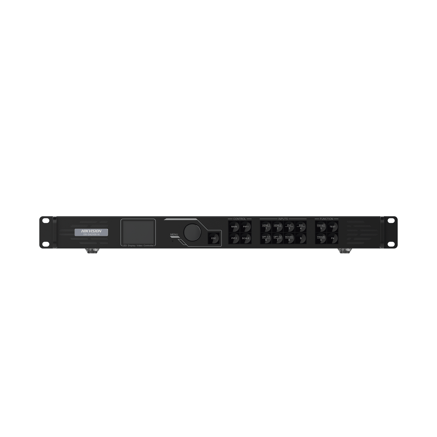 DS-D42V06-N|Controlador para Videowall / 6 Puertos RJ45 para Paneles LED / Compatible con Pantallas LED Para Exterior / Compatible con DS-D4440FO-BKI y DS-D4225FO-BGF
