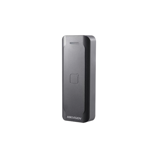 DS-K1802E|Lector de Tarjetas PROX EM / Exterior IP65 / Wiegand / Compatible con Cualquier Panel / PERFIL DELGADO y ESTETICO / Indicador LED