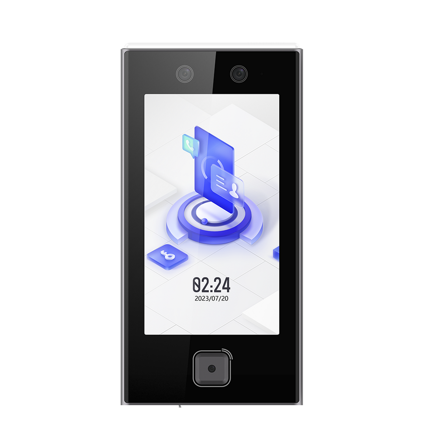 DS-K1T670MWX-QR|Terminal Facial Min Moe WiFi / Lector de QRs Físico de Alta Velocidad / 6,000 Rostros / Pantalla 7" / Administrable en la Nube con Hik-Connect 6 / Exterior IP65