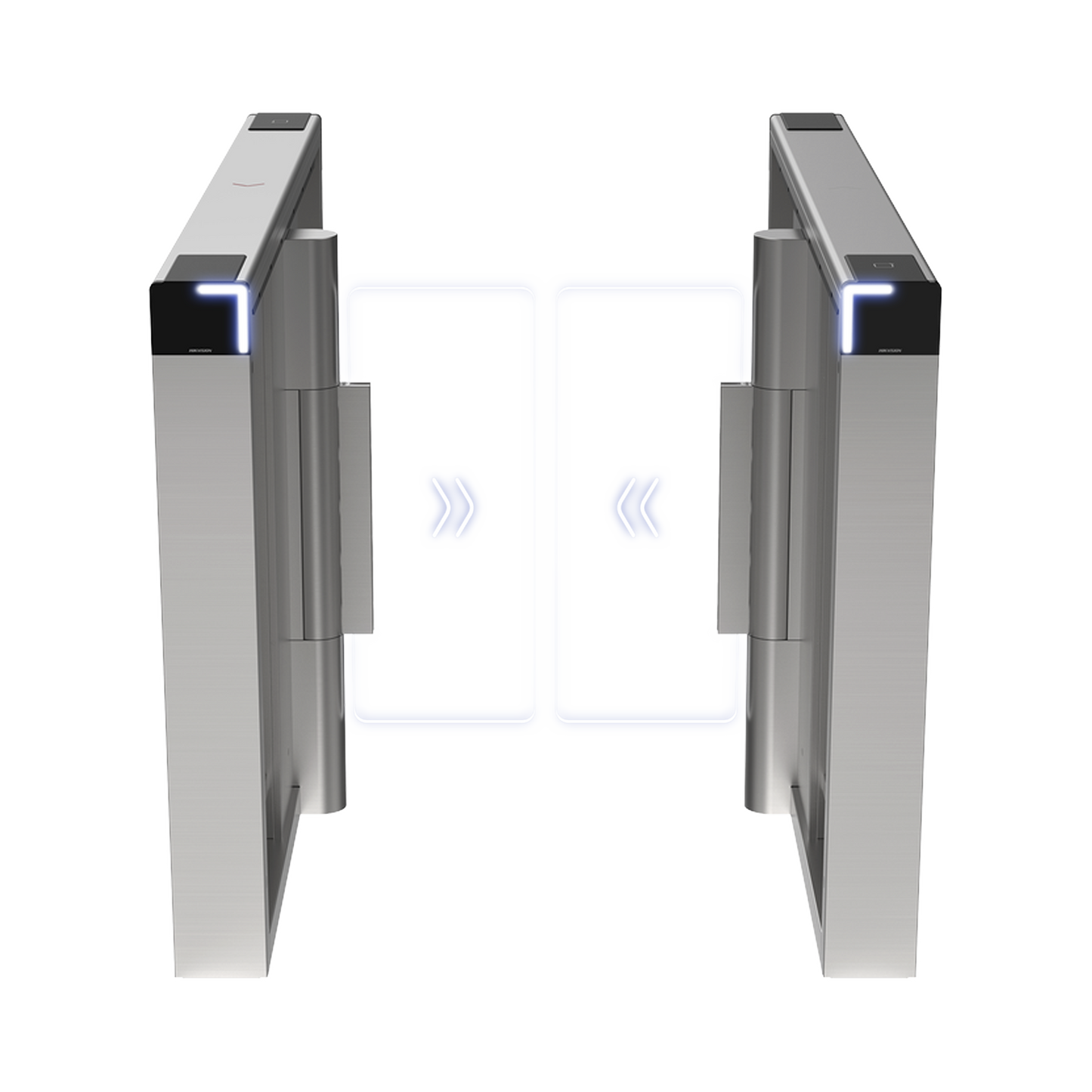 DS-K3B530X-LR/MPG-DP90|Torniquete Swing PREMIUM / Iluminación LED / 12,000,000 Ciclos MCBF / Incluye Lectores de Tarjeta y Panel de Acceso / 14 Pares de IR / Carril de 90 cms / Compatible con Reconocimiento Facial / Incluye Izquierdo y Derecho