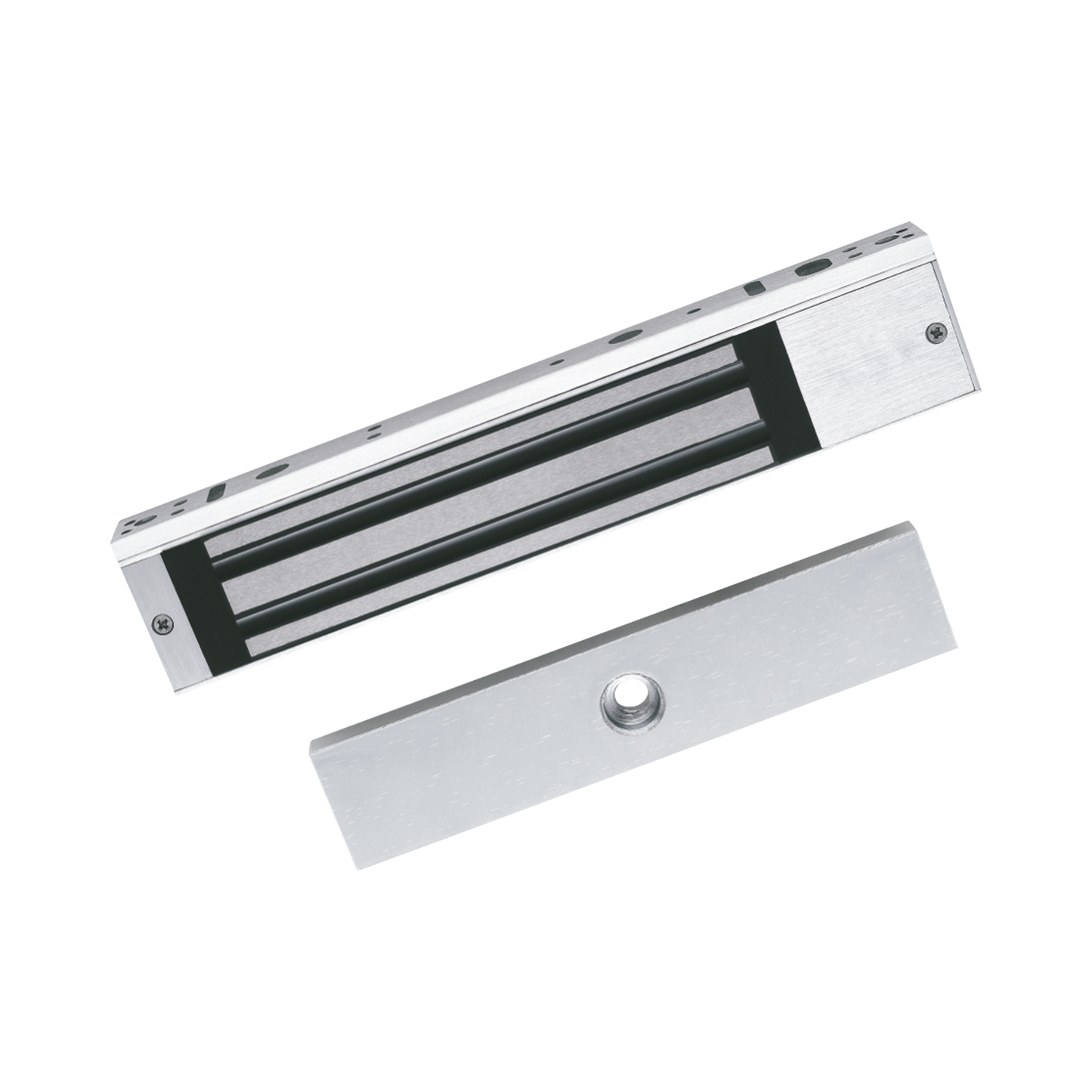 DS-K4H258S|Chapa Magnética de 617 Lbs (280 Kg) / Montaje en Puerta Normal o de Vidrio / Certificado CE / Uso en Interior / Indicador LED / Magnetismo Anti-residual