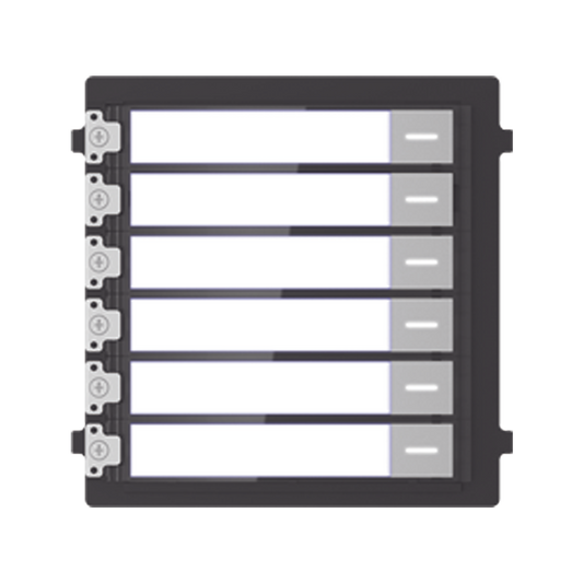 DS-KD-KK|Módulo de Botones Para Videoportero Modular / Llamada de un solo Toque / Soporta Hasta 6 Monitores Principales