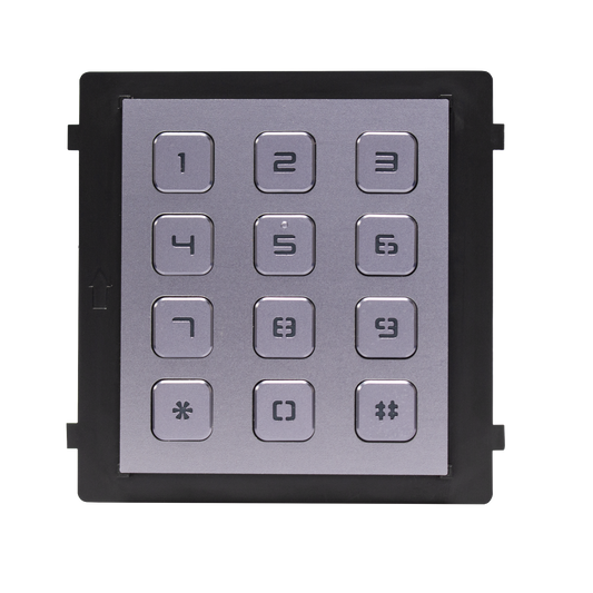 DS-KD-KP|Módulo de Teclado para Frente de Calle  Modular / Desbloqueo de Puerta Mediante Código / Llamada a monitor.
