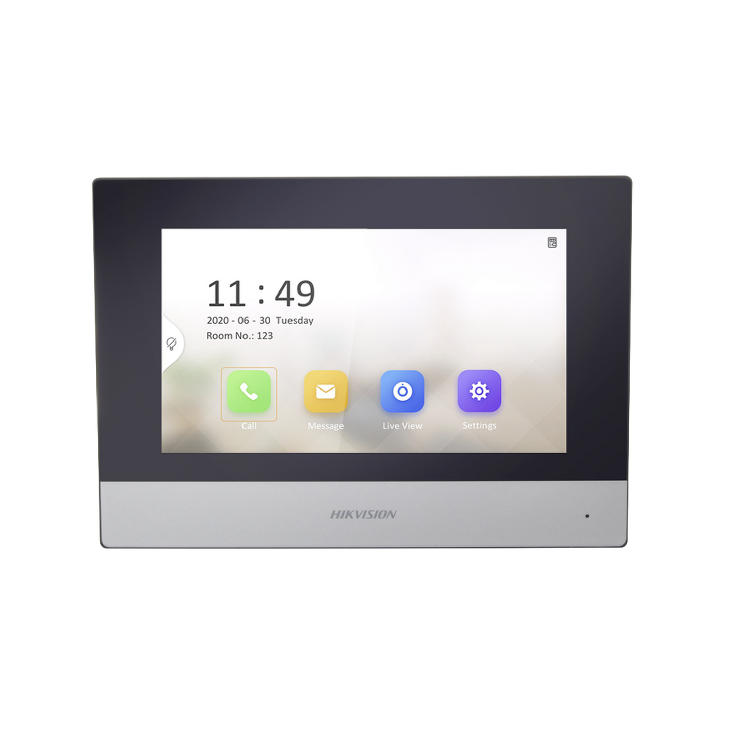 DS-KH6320-WTE1|Monitor IP WiFi Touch Screen 7" para Videoportero IP / V?¡deo en Vivo / PoE Est?índar / Apertura Remota / Llamada Entre Monitores / Audio de dos v?¡as / Policarbonato - ISTEN