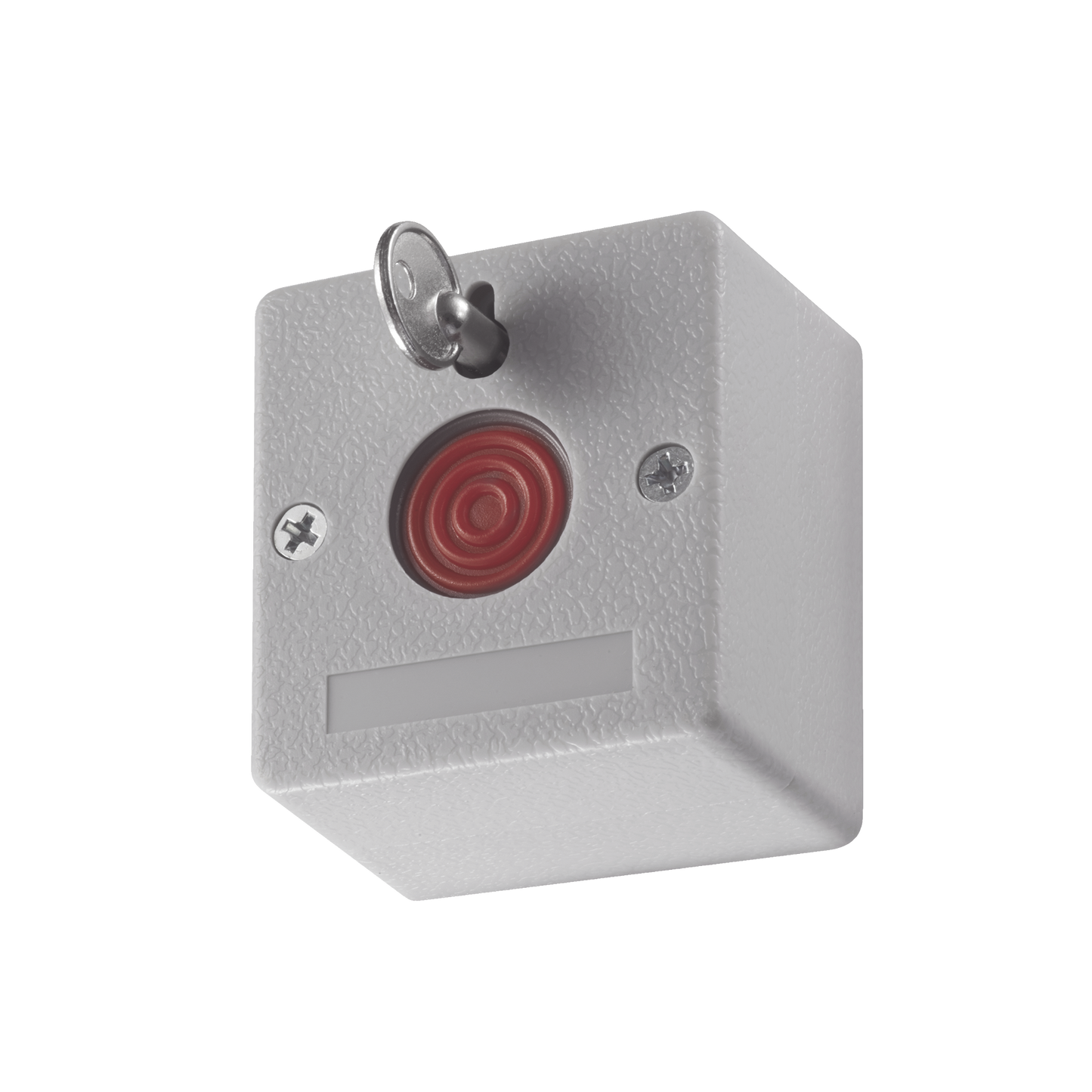 DS-PD1-EB|Botón de Pánico Cableado / Compatible con Cualquier Panel de Alarma / LLave de Seguridad / NA/NC / Material Retardante al Fuego (ABS)