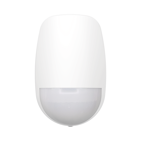 DS-PDD12P-EG2-WB|(AX PRO) Detector PIR Inalámbrico de Doble Tecnología / Inmunidad a Mascotas / Rango de Detección de 12 mts / Angulo de 85.9° de Cobertura