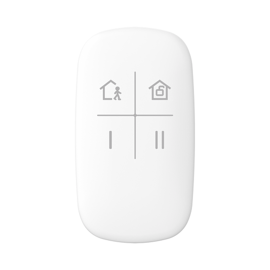 DS-PKF1-WB|(AX PRO) Control Remoto para Armado y Desarmado / Teclas con Funciones Programables