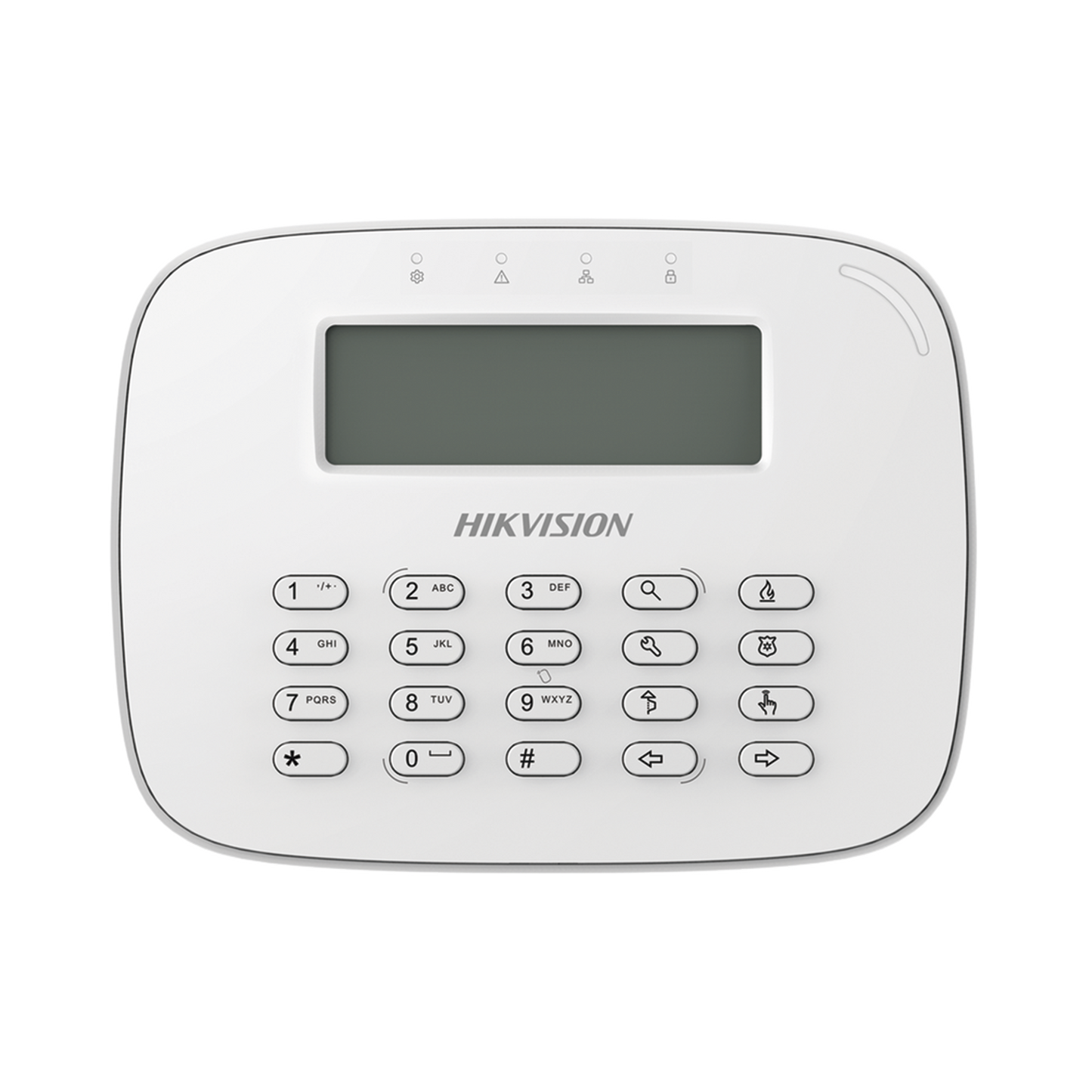 DS-PK-LRT|Teclado LCD / Cableado / Compatible con el Panel Hibrido Hikvision DS-PHA64-W4P y DS-PHA64-W4P2