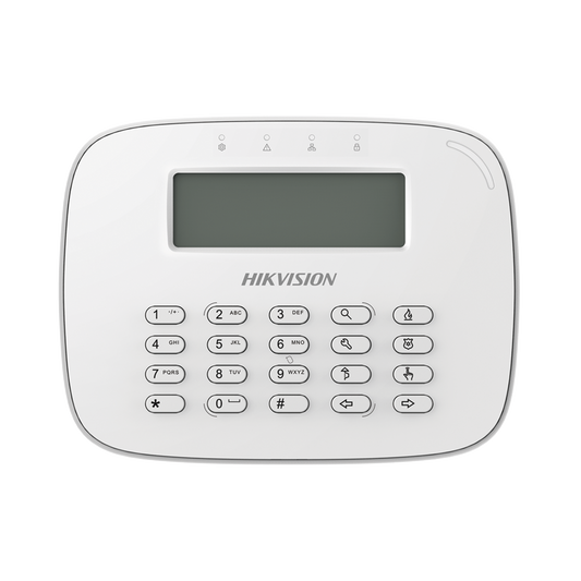 DS-PK-LRT|Teclado LCD / Cableado / Compatible con el Panel Hibrido Hikvision DS-PHA64-W4P y DS-PHA64-W4P2