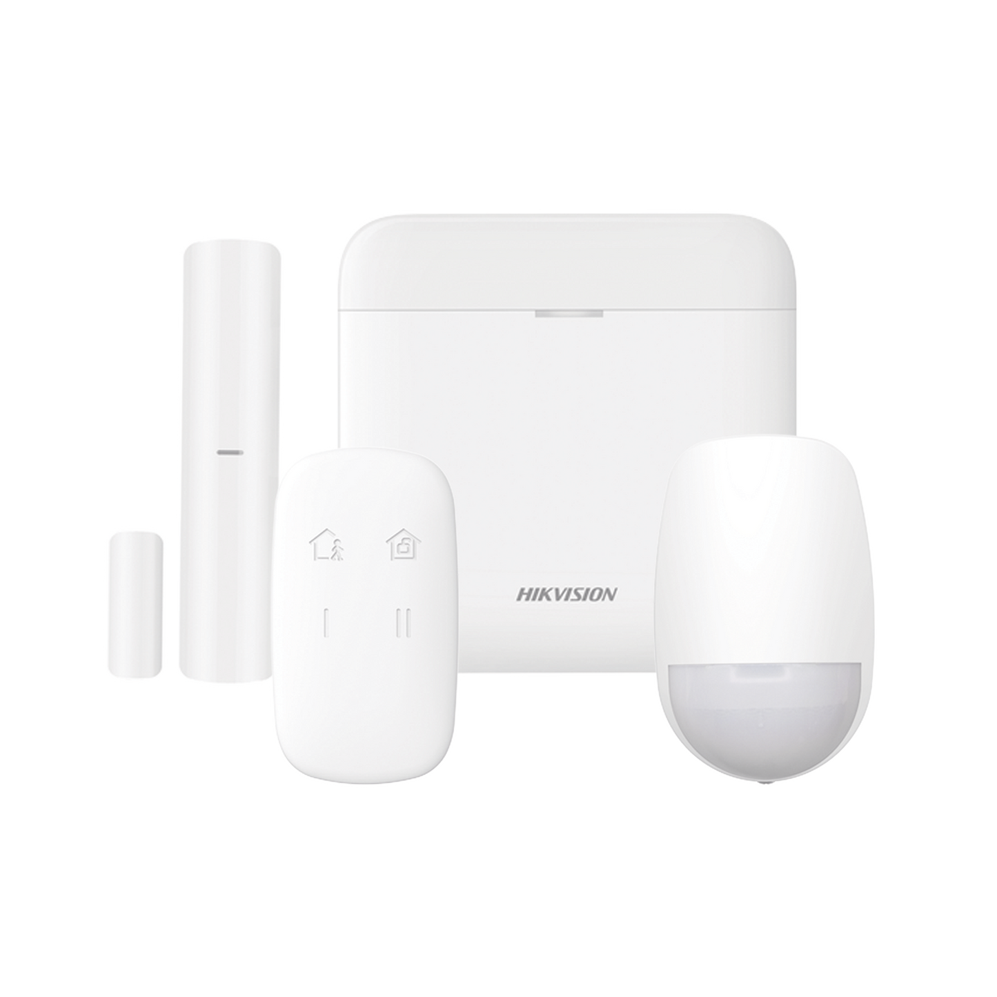 DS-PWA48-K|(AX PRO) KIT de Alarma AX PRO / Incluye: 1 Hub con bateria de respaldo / 1 Sensor PIR / 1 Contacto Magn?®tico / 1 Control Remoto / WiFi / Compatible con Hik-Connect P2P