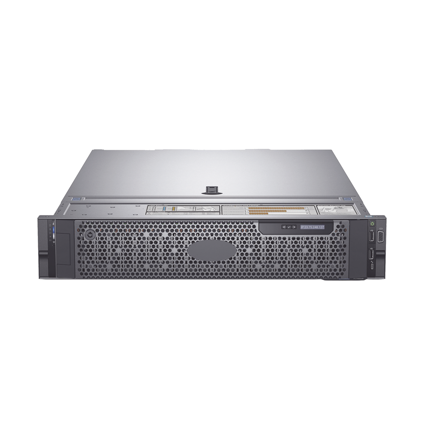 DS-VD22D-B/HW2(B)|Servidor de Administración / Intel Xeon SP / Windows Server 2019 / 2 U Rack / 32 GB RAM DDR4 DIMM / 4 Puertos RJ45 Gigabit / 1 TB SATA X 2 para S.O. / Fuente Redundante / Servidor para Multiples Marcas