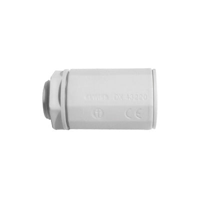 DX-43-232|Conector de tubería rígida a caja (Racor), PVC Auto-extinguible, de 32 mm