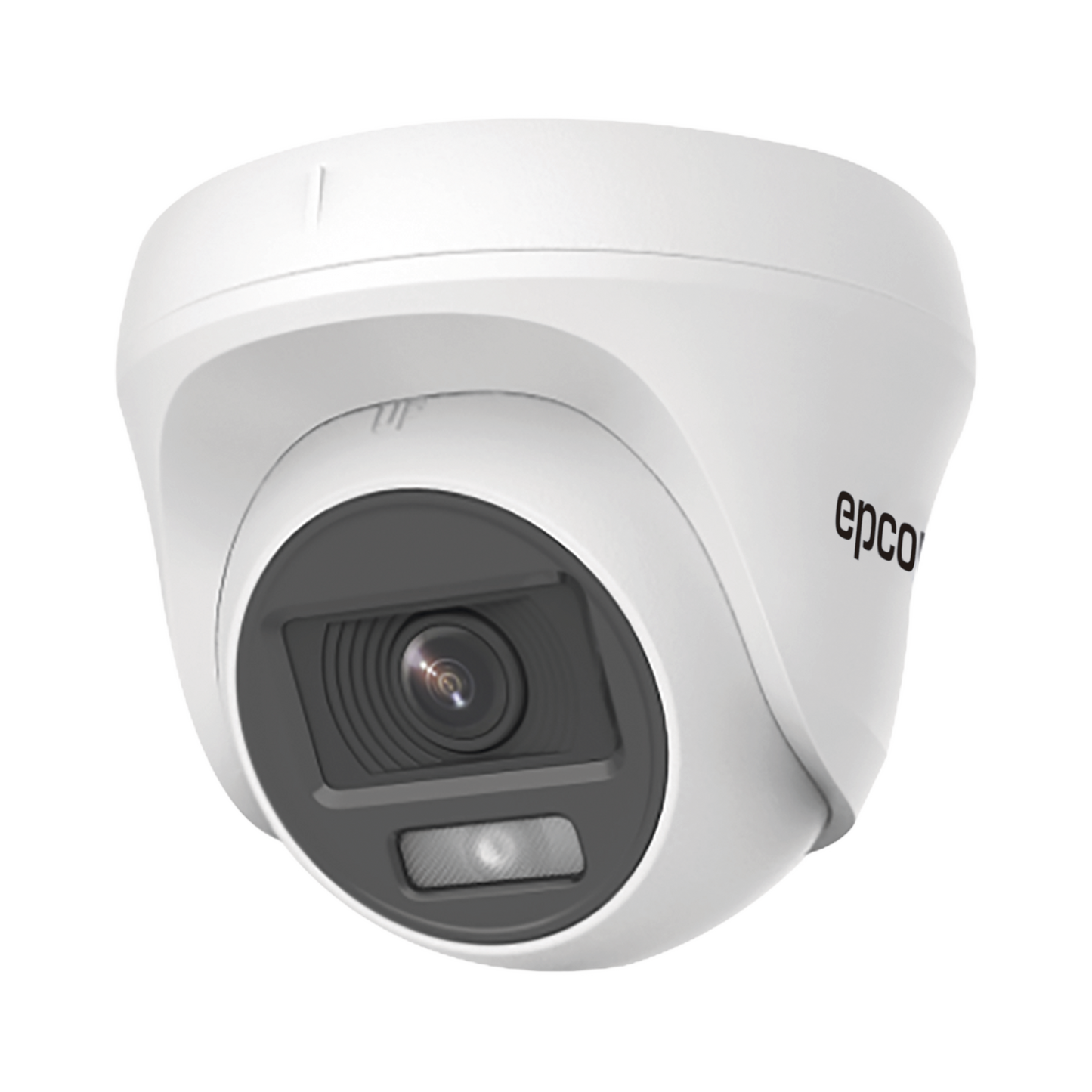 E8-TURBO-PC/A|Turret TURBOHD 2 Megapíxel (1080p) / Imagen a color 24/7 / Lente 2.8 mm / Policarbonato / Luz Blanca 20 mts / Interior / Microfono Integrado / TVI-AHD-CVI-CVBS / dWDR