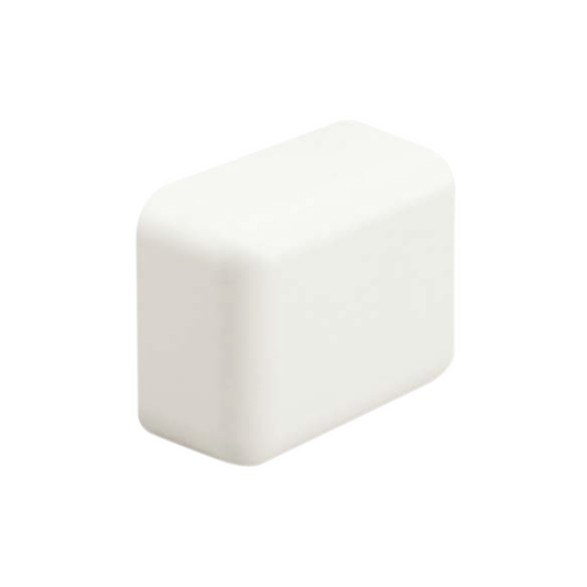 ECF5IW-E|Tapa Final, para uso con canaleta LD5, material ABS, Color Blanco Mate