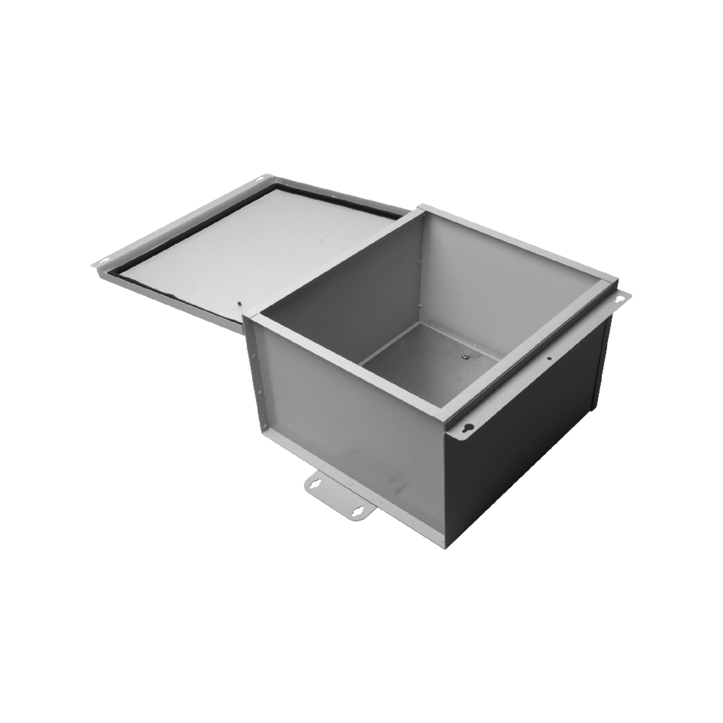 EI-PC-4040-25|Gabinete de Telecom. de Acero Galvanizada con Plato Interior (400 x 400 x 250 mm). SE PUEDE PONER CANDADO.