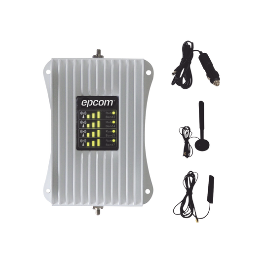 EP-AM23-4GV2|KIT Amplificador de Se??al Celular Para Veh?¡culo/ Soporta y Mejora la Se??al Celular 5G, 4G LTE/ M??ltiples Operadores, usuarios y dispositivos/ Ideal para Veh?¡culo tipo Camioneta, Pick up o Sed?ín.