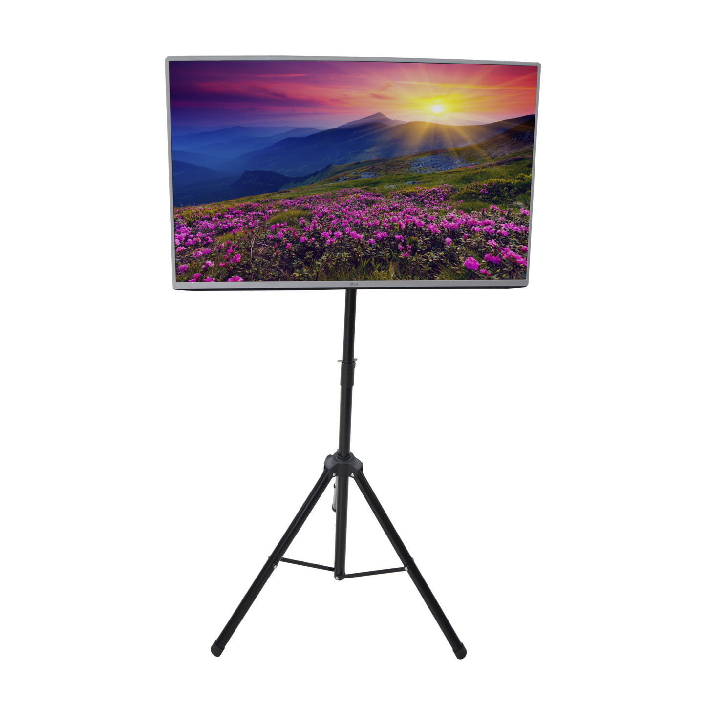 EPB036EC|Tr?¡pode Port?ítil con Soporte de piso para Monitores de 32 a 65" / Vesa 600 x 400 / Acero / Montaje de 65 cm a 1 mt