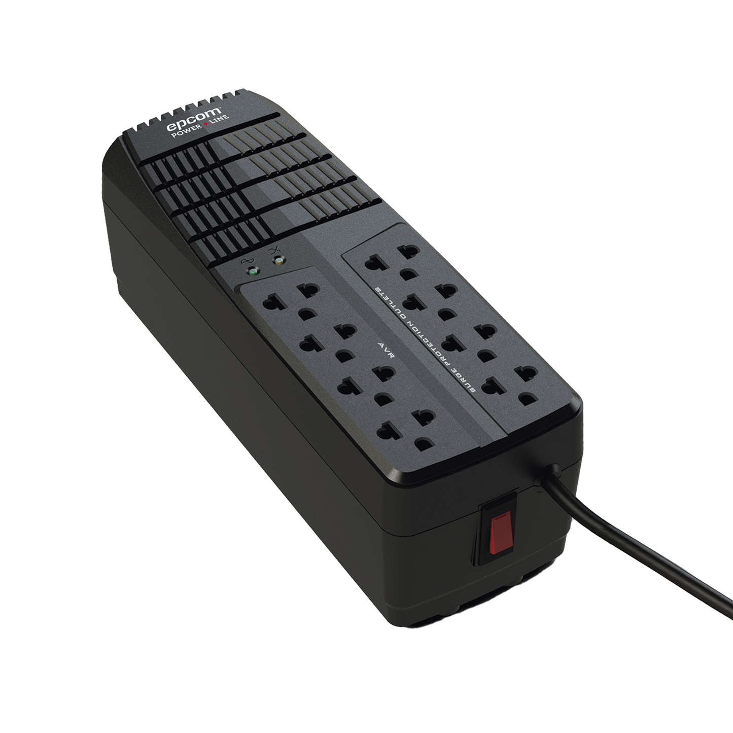 EPL1000AVR|Regulador de Voltaje 1000 VA-500 W /  4 Contactos con AVR / 4 Contactos con Supresor de Picos / Protecci??n RJ11