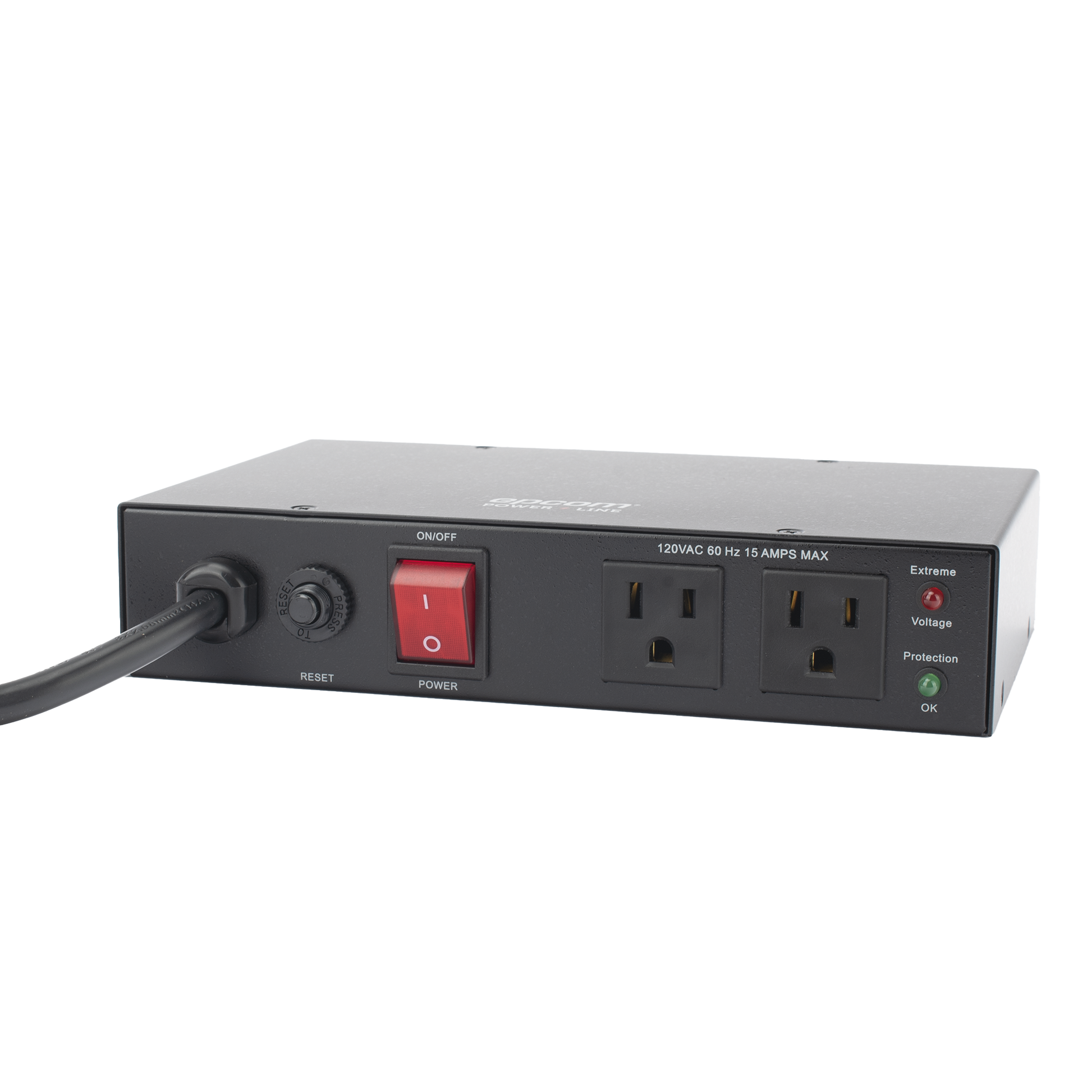 EPLCON2O|Acondicionador de Voltaje / Entrada 120 Vca / 2 salidas @ 120 Vca NEMA 5-15R / 1,800 W / 15 A / Supresi??n de Picos / Filtro de Ruido EMI/RFI