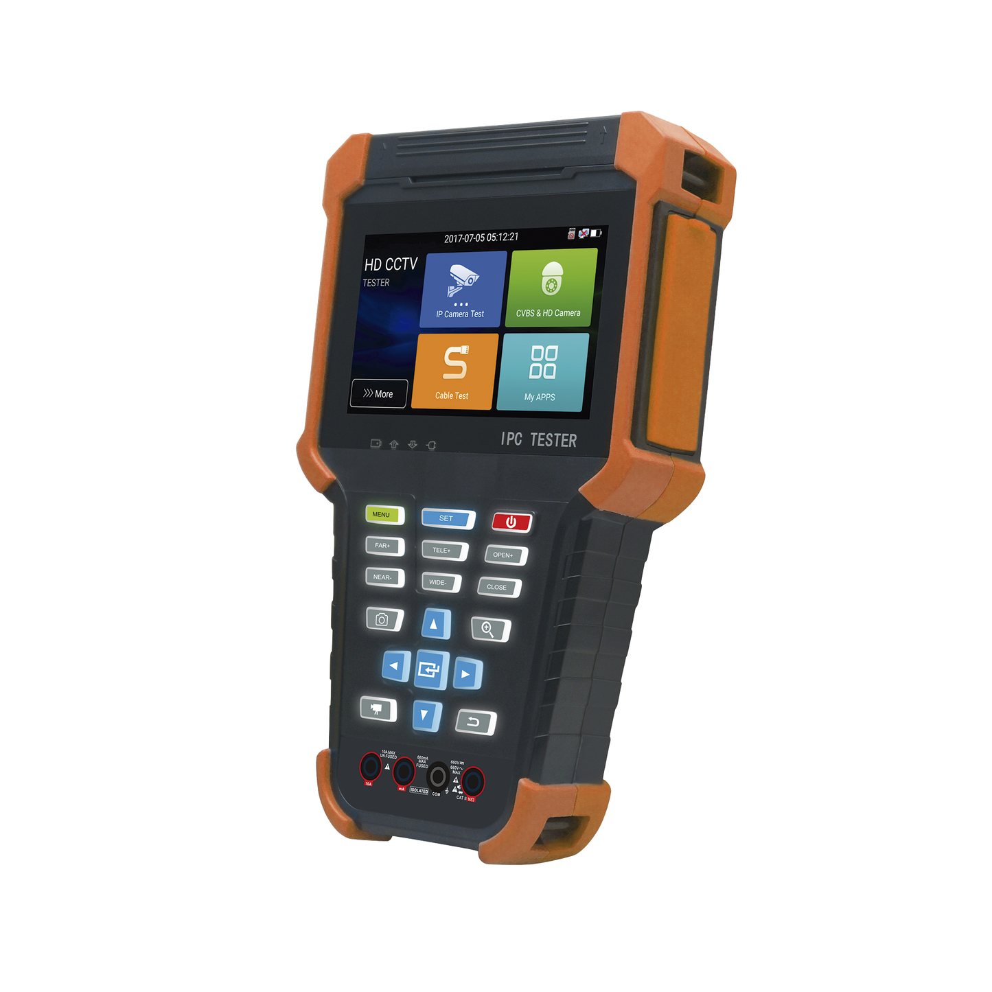 EPMONTVI4KLITE|Tester de video de 4ÔÇØ / Prueba de c?ímara anal??gica / Prueba de c?ímara IP, soporte 4K, H.264 y H.265 / TVI de 8 MP, CVI de 8 MP, AHD de 8 MP / Mult?¡metro digital / Entrada HDMI