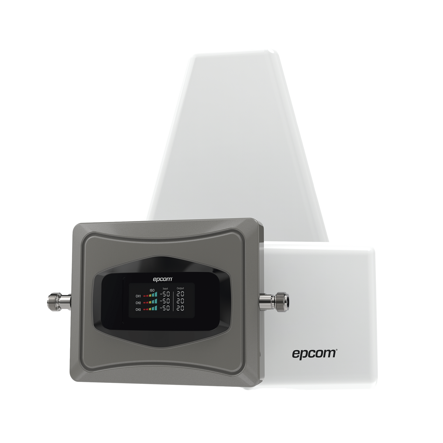 EP-TB-4GV2|Kit Amplificador de Se??al Celular 4G / Mejora las llamadas convencionales y VoLTE / Soporta los datos de las tecnolog?¡as 2G, 3G y 4G de TELCEL, AT&T y MOVISTAR / Cubre hasta 2 espacios de 250 m2 c/u.