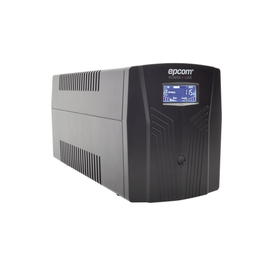 EPU1200LCD|UPS de 1200VA/720W / Topolog?¡a L?¡nea Interactiva / Entrada y Salida 120 Vca / Clavija NEMA 5-15P / 6 Tomas NEMA 5-15R