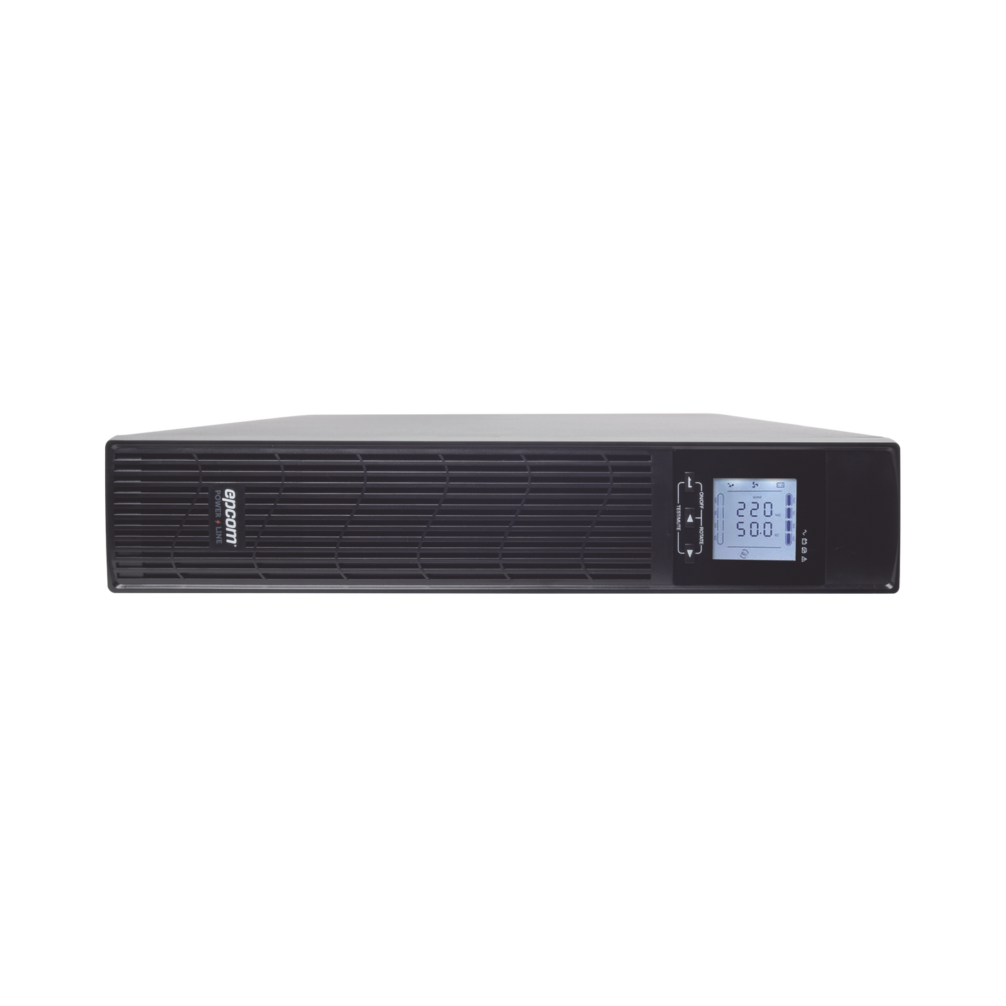 EPU3000RTOL2U|UPS de 3000VA/2700W / Topología On-Line Doble Conversión con Baterías Internas / Entrada y Salida de 120 Vca / Clavija de Entrada NEMA L5-30P / Pantalla LCD Configurable / Formato Rack/Torre