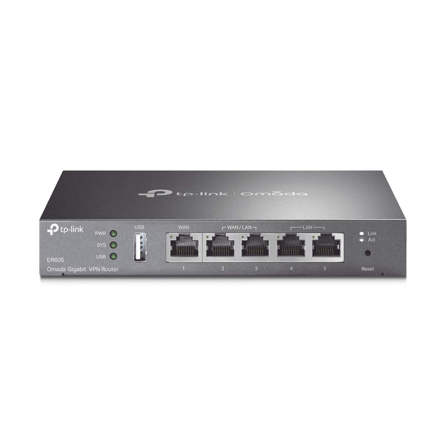 ER605|Router Omada VPN / SDN Multi-WAN Gigabit / 1 Puerto WAN Gigabit / 2 Puertos LAN Gigabit / 2 Puertos configurables LAN/WAN / 150,000 Sesiones Concurrentes / Administración Centralizada OMADA o Stand-Alone / 1 Puerto USB 2.0
